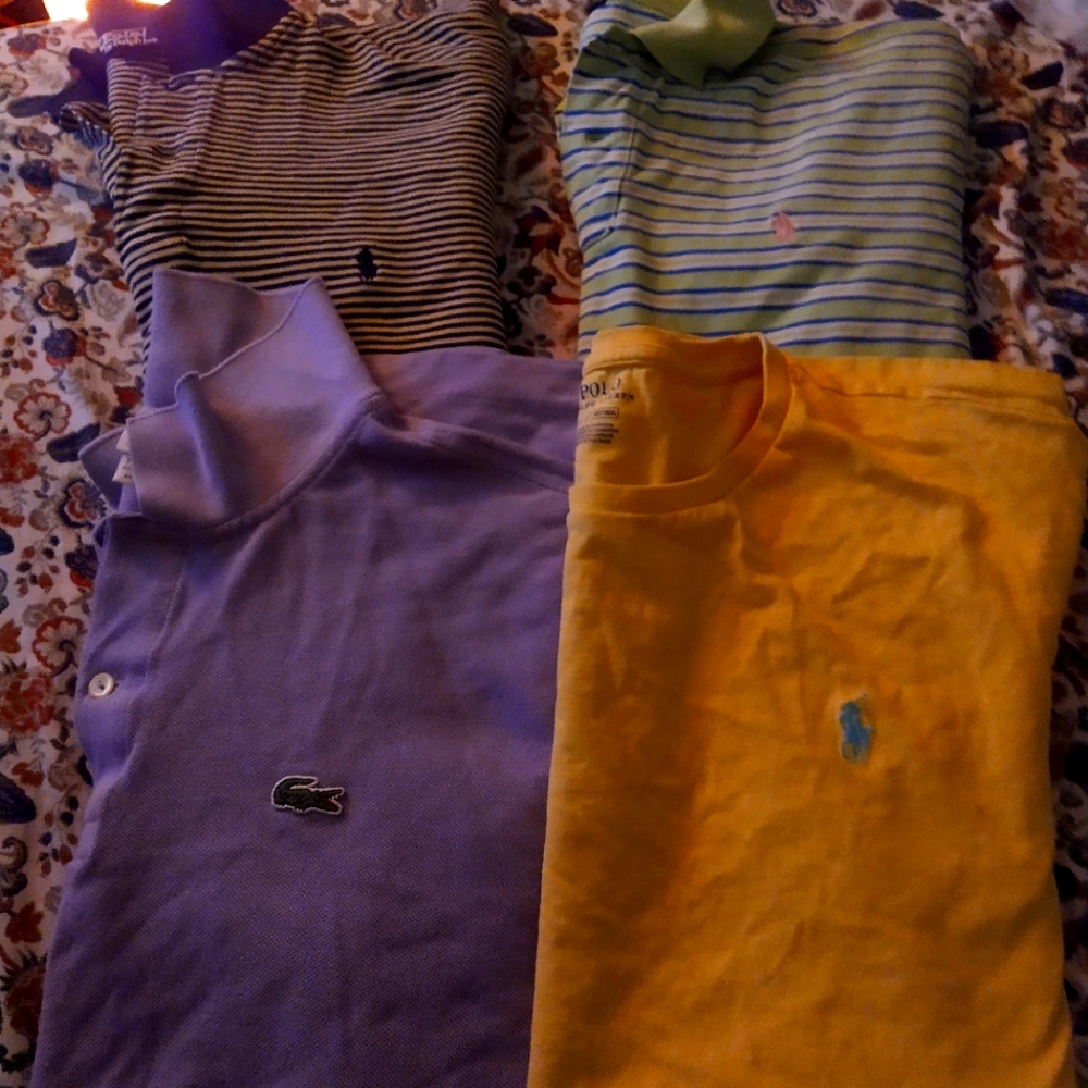 Ralph Lauren polo and latika shirts